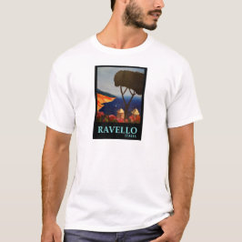 アマルフィの海岸のRavello Salernoイタリアの眺め Tシャツ