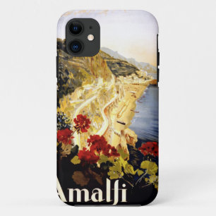 アマルフィの海岸線イタリアンな旅行ポスター1910年- 1920年 iPhone 11 ケース