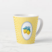 アマルフィイエローレモン地中海スタイル カフェラテマグ (右アングル)