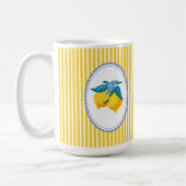 アマルフィイエローレモン地中海スタイル コーヒーマグカップ (左)