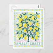 アマルフィイタリアのレモンツリー ポストカード (正面/裏面)