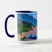 アマルフィイタリアヨーロッパレトロ旅行写真撮影 マグカップ (左)