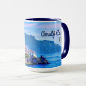 アマルフィイタリアヨーロッパレトロ旅行写真撮影 マグカップ (正面右)