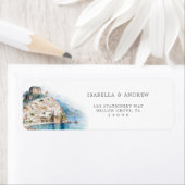 アマルフィイタリアンコースト結婚ーズ ラベル (インサイチュ)