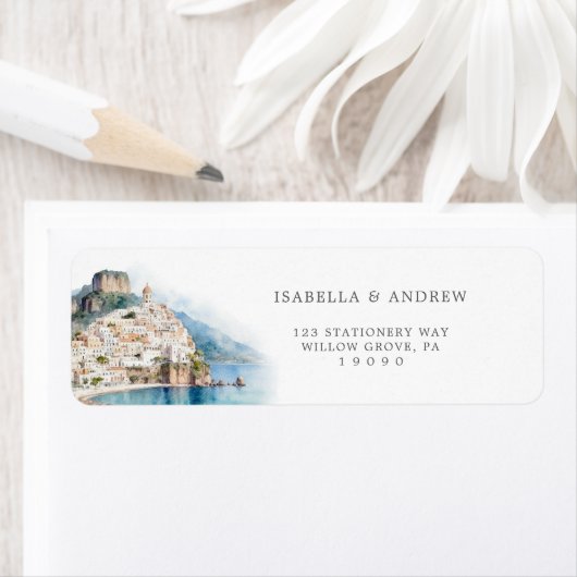 アマルフィイタリアンコースト結婚ーズ ラベル (インサイチュ)