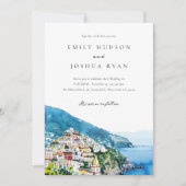 アマルフィイタリアンコースト結婚ーズ 招待状 (正面)