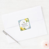 アマルフィイタリアンコースト誕生日パーティー封筒 スクエアシール (封筒)