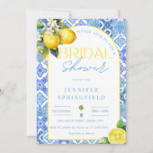 アマルフィイタリアンラドルチェヴィータブライダルシャワー 招待状 (正面)