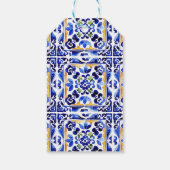 アマルフィイタリアンーの青いタイル結婚式の引き出物 ギフトタグ (裏面)