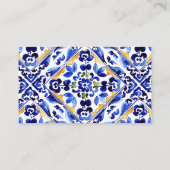 アマルフィイタリアンーの青い花瓶レモンのおむつラッフル エンクロージャーカード (裏面)