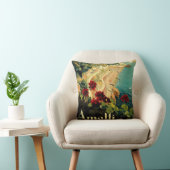 アマルフィイタリアンー海岸，ヴィンテージ旅行ポスターイタリア クッション (椅子)