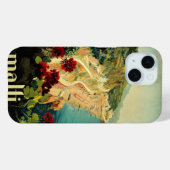 アマルフィイタリアンー海岸,ヴィンテージ旅行ポスターイタリア Case-Mate iPhoneケース (裏面 (横))