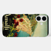 アマルフィイタリアンー海岸，ヴィンテージ旅行ポスターイタリア Case-Mate iPhoneケース (裏面 (横))
