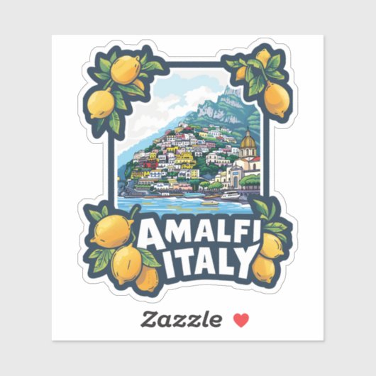 アマルフィイタリアヴィンテージトラベル シール (シート)