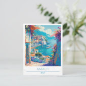 アマルフィイタリアヴィンテージトラベル ポストカード (スタンド正面)