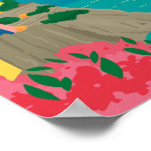 アマルフィイタリア有名なトラベルプレイス ポスター (角)