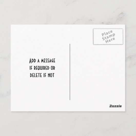 アマルフィイタリア水彩シーントラベルポスタースタイル ポストカード (裏面)