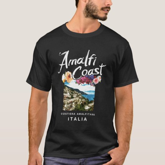 アマルフィコーストイタリアイタリアン Tシャツ (正面)