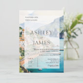 アマルフィコーストイタリアスカイライン結婚式招待状 招待状 (スタンド正面)