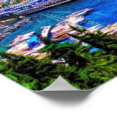 アマルフィコーストイタリアトラベルレトロ ポスター (角)