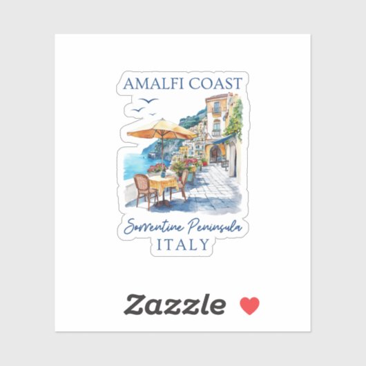 アマルフィコーストイタリアトラベル シール (シート)