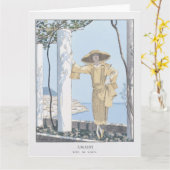 アマルフィコーストイタリアファッショングリーティングカード カード (黄色い花)