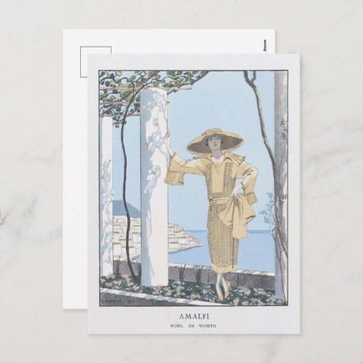 アマルフィコーストイタリアファッション シーズンポストカード (正面/裏面)