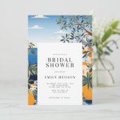 アマルフィコーストイタリアブライダルシャワー招待 招待状 (スタンド正面)