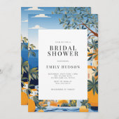 アマルフィコーストイタリアブライダルシャワー 招待状 (正面/裏面)