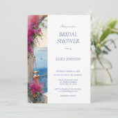 アマルフィコーストイタリアブーゲンビリアブライダルシャワー 招待状 (スタンド正面)