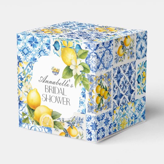 アマルフィコーストイタリアンブライダルシャワーデザートウィズィズ フェイバーボックス (裏面サイド)