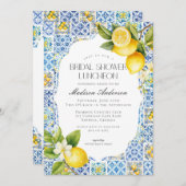 アマルフィコーストイタリアンブライダルシャワールンチョン招待状 招待状 (正面/裏面)