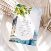 アマルフィコーストイタリアンレモンブライダルシャワー 招待状