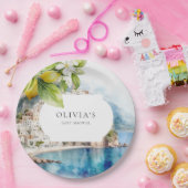 アマルフィコーストイタリアンレモン地中海のパーティー ペーパープレート (パーティー)