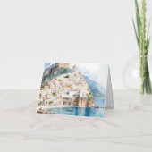 アマルフィコーストイタリアンレモ地中海のン サンキューカード (裏面)