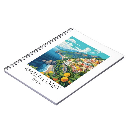 アマルフィコーストイタリアヴィンテージトラベル ノートブック (左側)