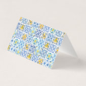 アマルフィコーストイタリア座席表テーブルデコール (裏面)