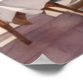 アマルフィコーストイタリア水彩画 | ポスター (角)