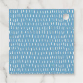 アマルフィコーストイタリア水彩風景結婚ズ フェイバータグ (裏面)