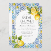 アマルフィコーストコーストイタリアンブライダルシャワー招待状 招待状 (正面/裏面)