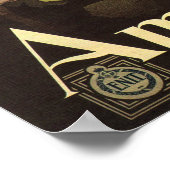 アマルフィコーストサレルノイタリアヴィンテージイタリアン旅行 ポスター (角)