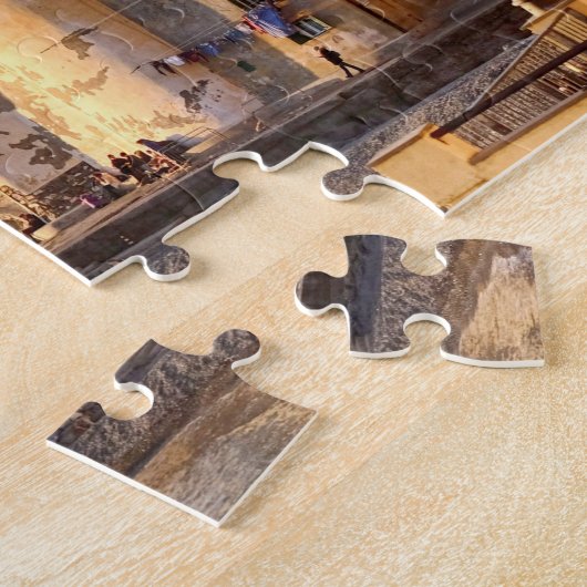 アマルフィコーストシンクテレイタリア風光明媚な夏のジグ ジグソーパズル (側面)