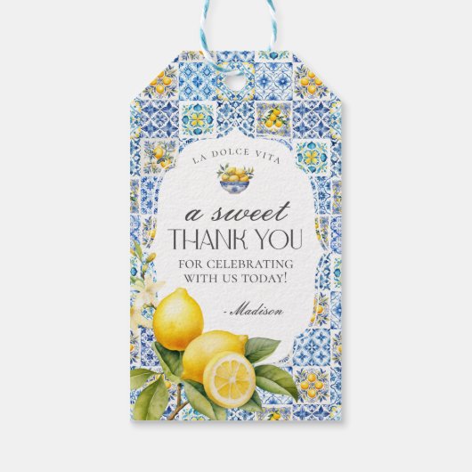 アマルフィコーストデザーイタリアントメッセージカード ギフトタグ (裏面)