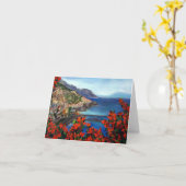 アマルフィコーストノテカード カード (黄色い花)