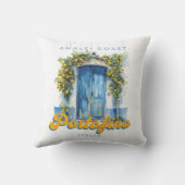 アマルフィコーストポルトフィノラドルチェヴィタリアレモン クッション (裏面)