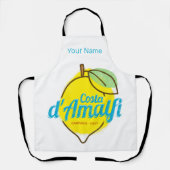 アマルフィコーストレモンイタリアヴィンテージコスタダマルフィ エプロン (正面)