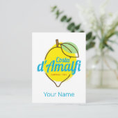 アマルフィコーストレモンイタリアヴィンテージコスタダマルフィ シーズンポストカード (スタンド正面)