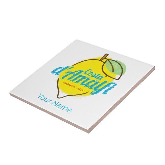 アマルフィコーストレモンイタリアヴィンテージコスタダマルフィ タイル (側面)