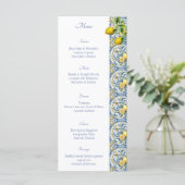 アマルフィコーストレモンタイル結婚イタリア メニュー (スタンド正面)