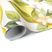 アマルフィコーストレモンパターン ラッピングペーパー (ロールコーナー)